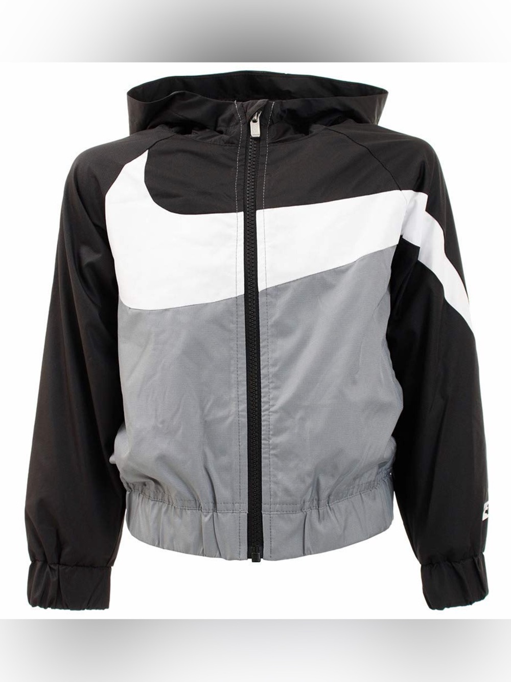Nike hooded Windrunner swoosh Ripstop Jacket Sz 7 L